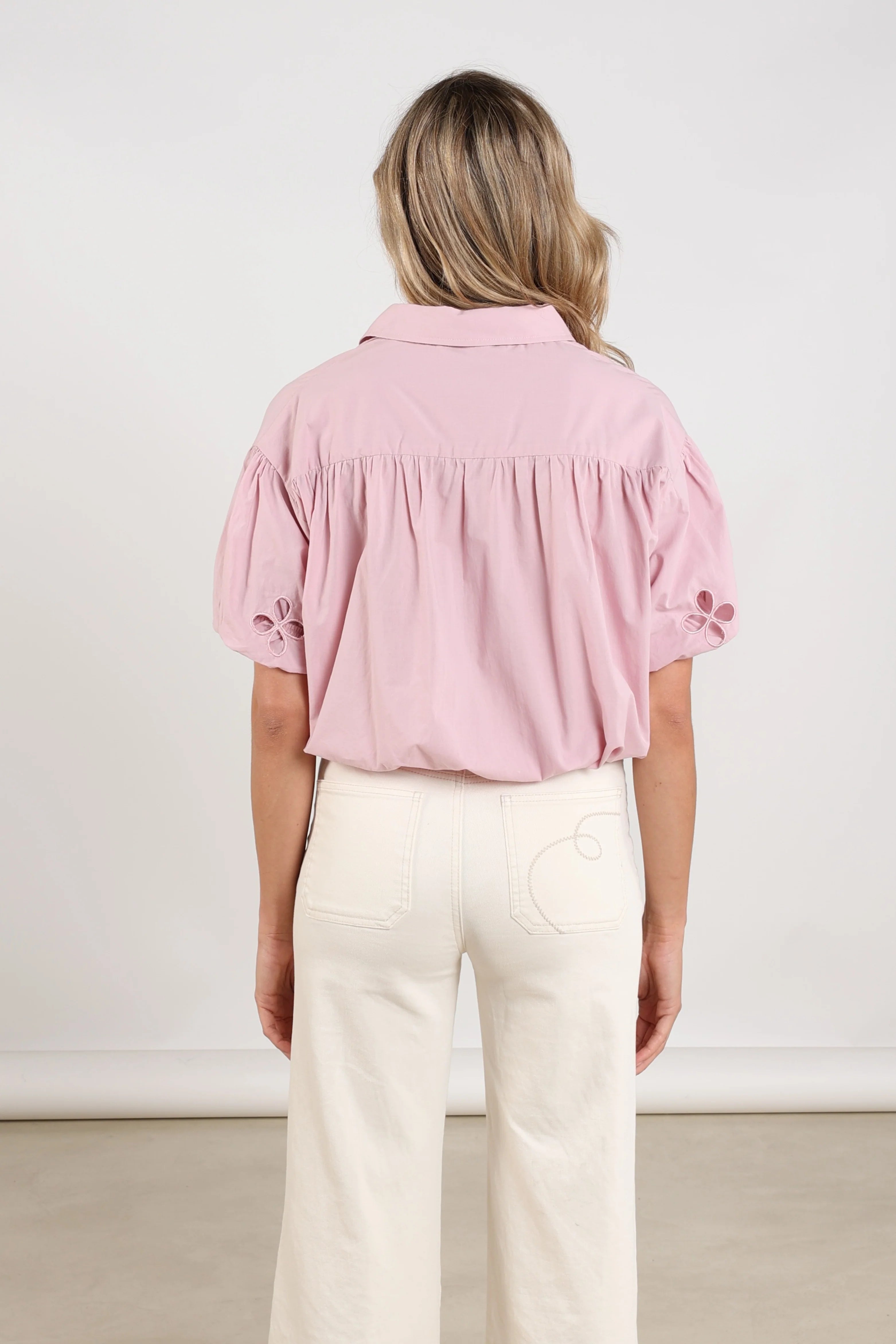 Nukus Leia Blouse SS blush