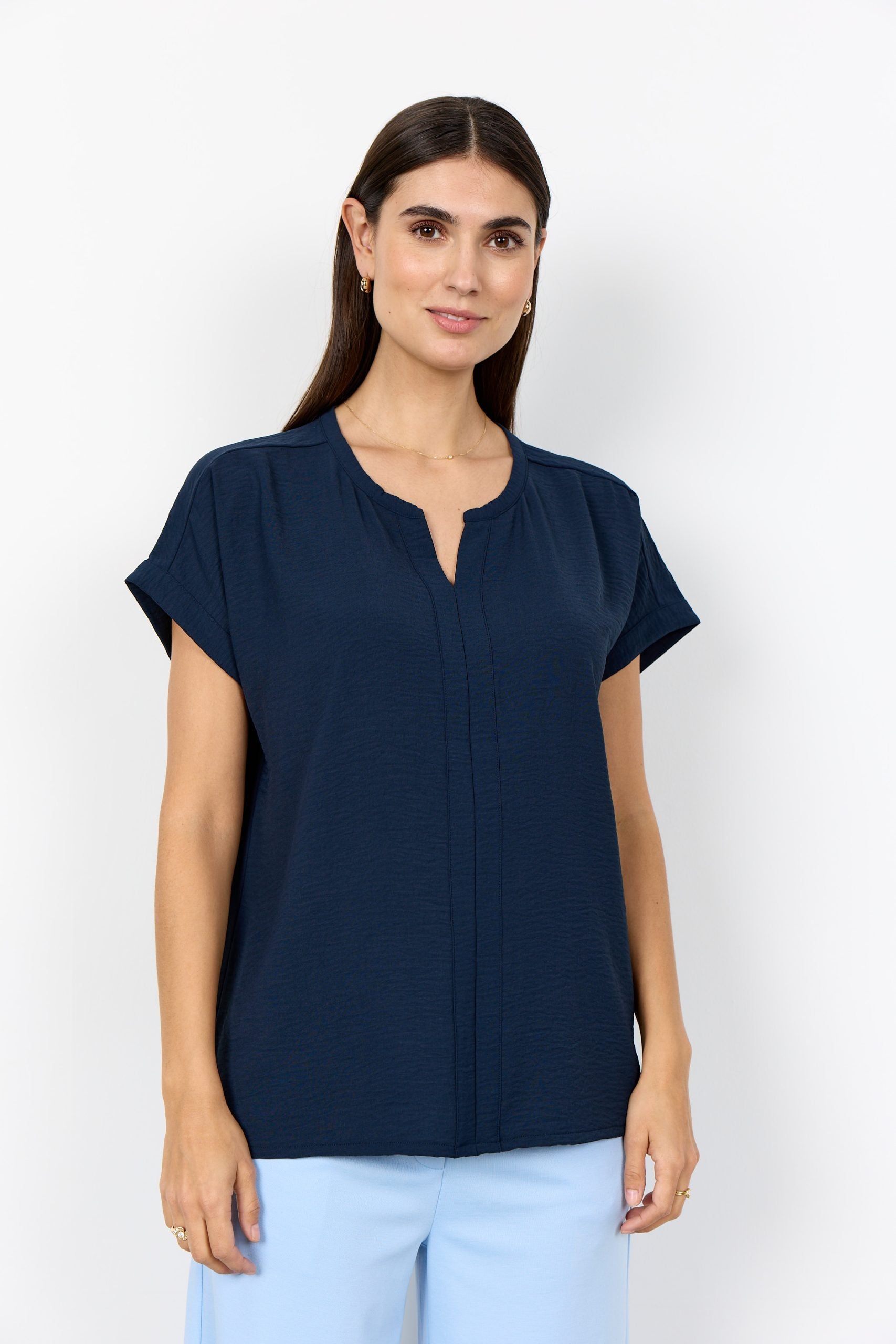 SoyaConcept Cath 1 Top donkerblauw