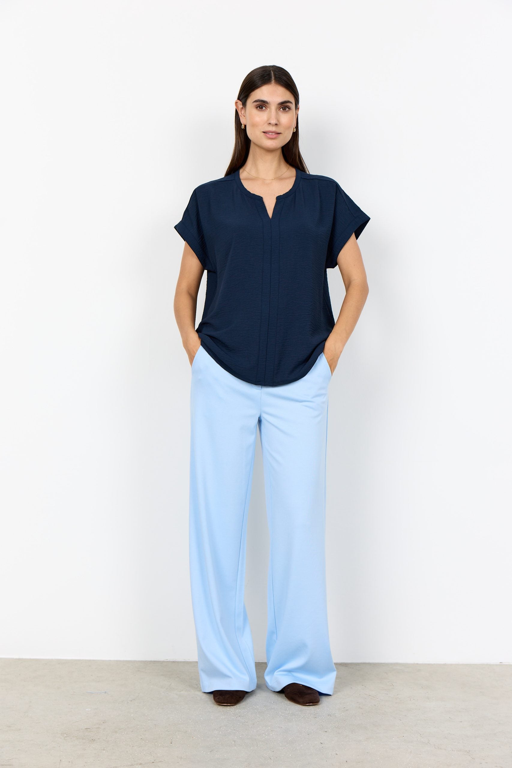 SoyaConcept Cath 1 Top donkerblauw