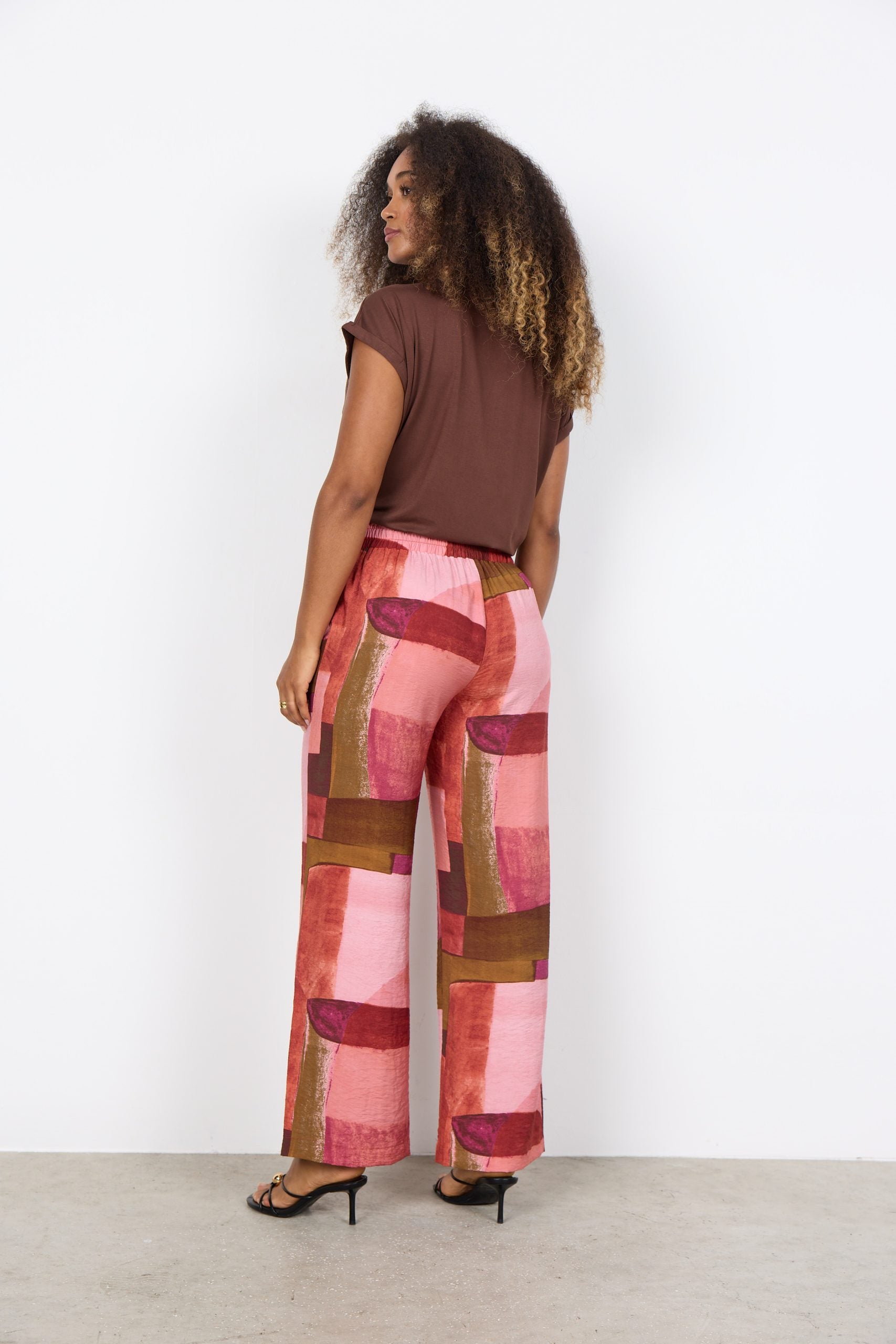 SoyaConcept Catania 3B Broek rapture rose print
