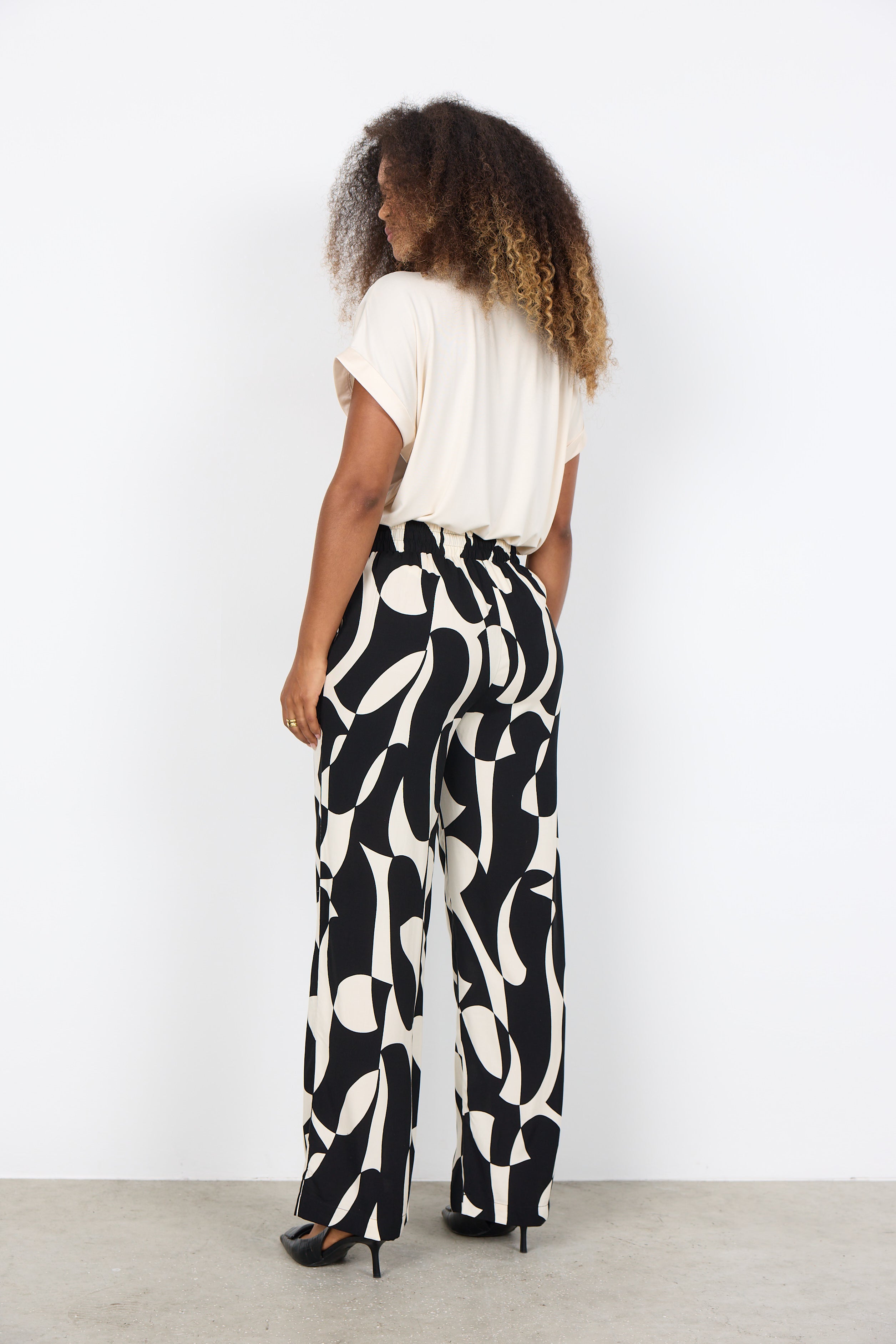 SoyaConcept Chanise 3B Broek zwart