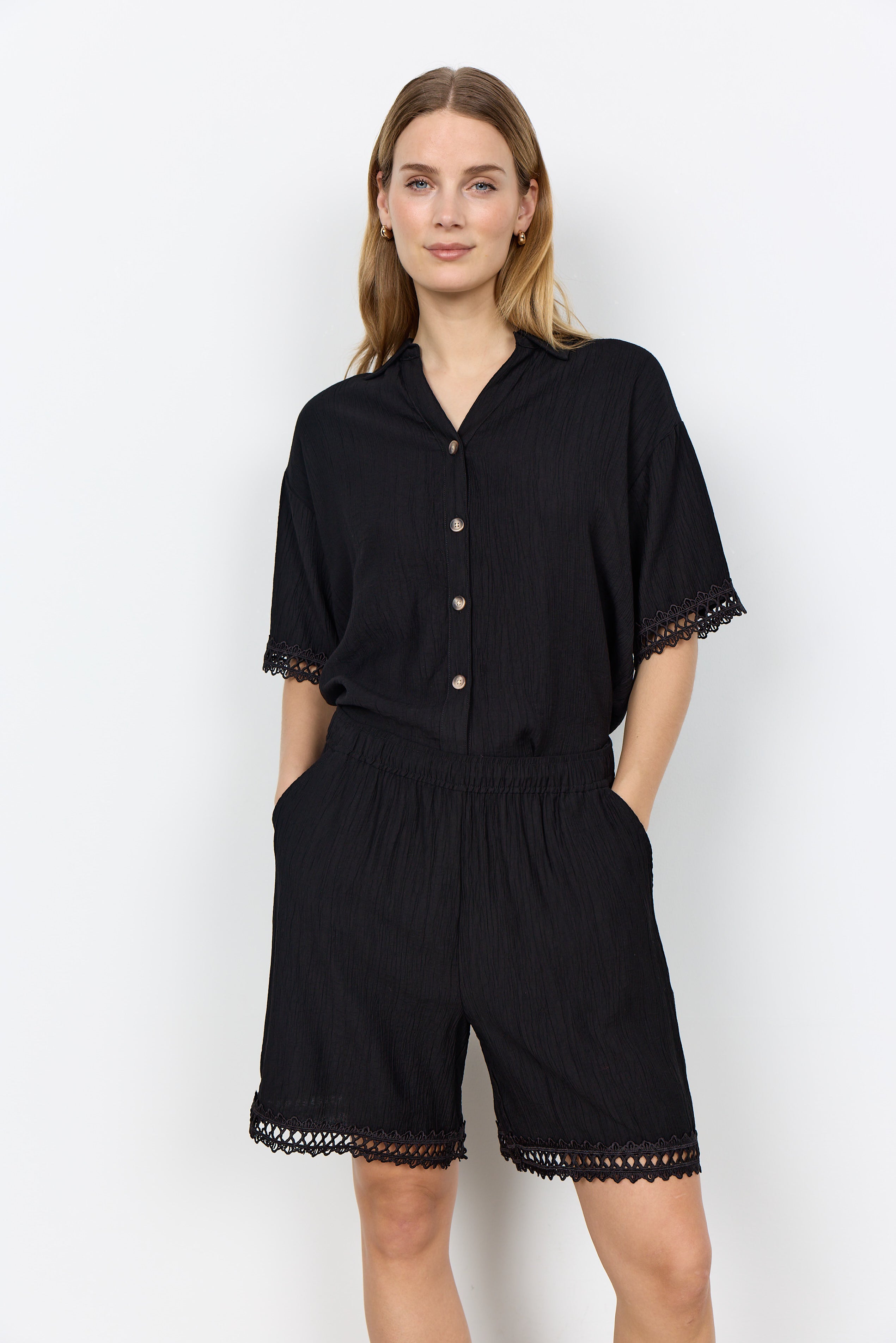 SoyaConcept Fabrina 1-C Korte Broek zwart