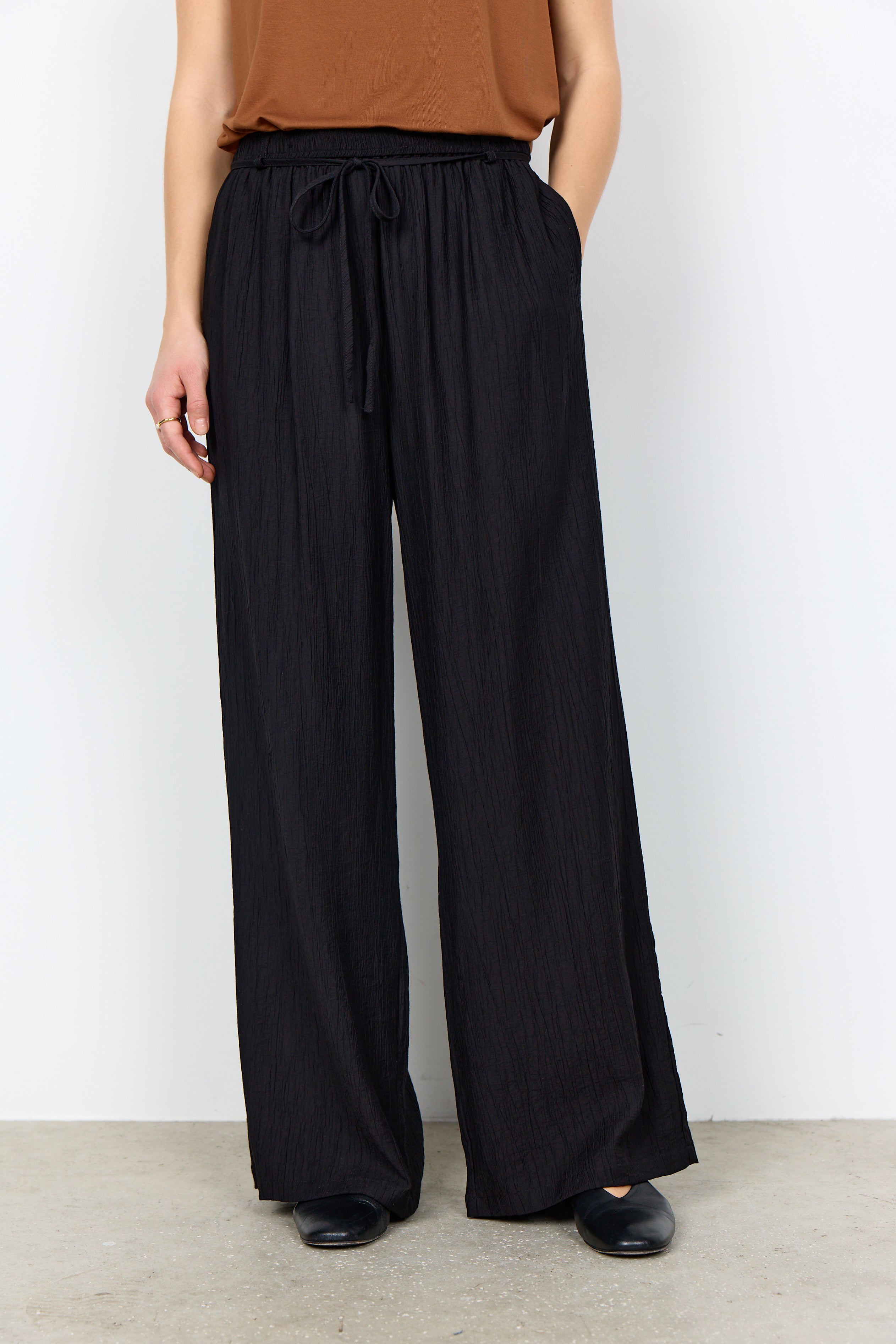 SoyaConcept Fabrina 2-C Broek zwart
