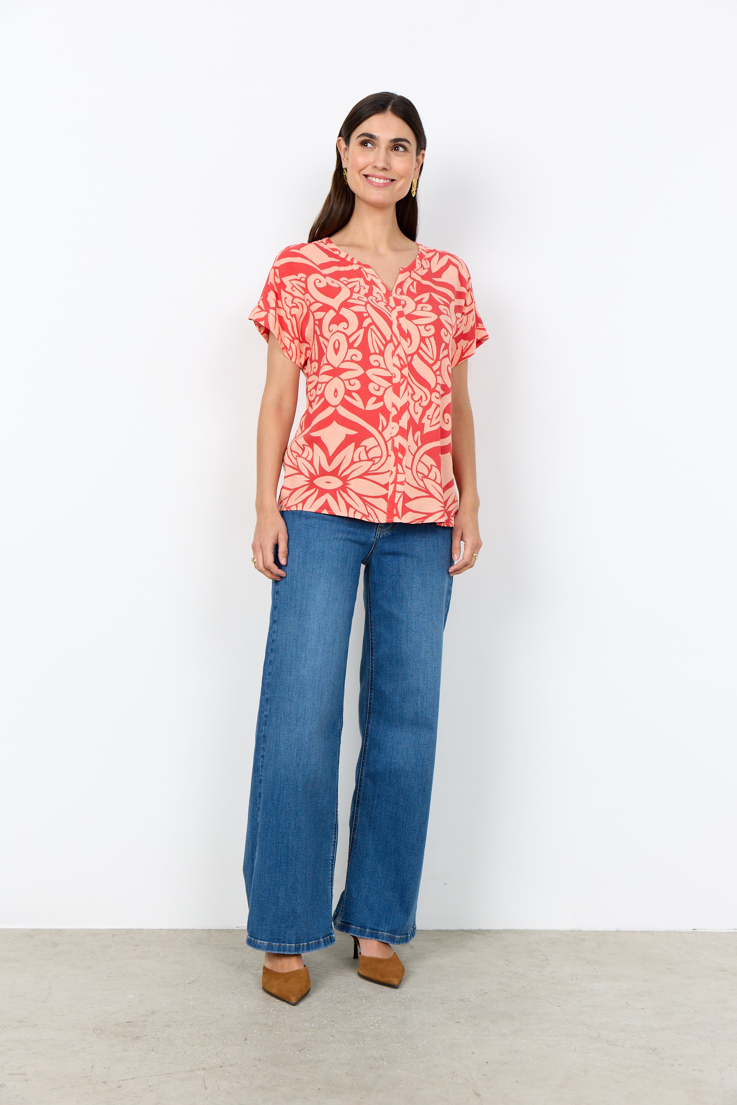SoyaConcept Felone 1 Blouse koraal print