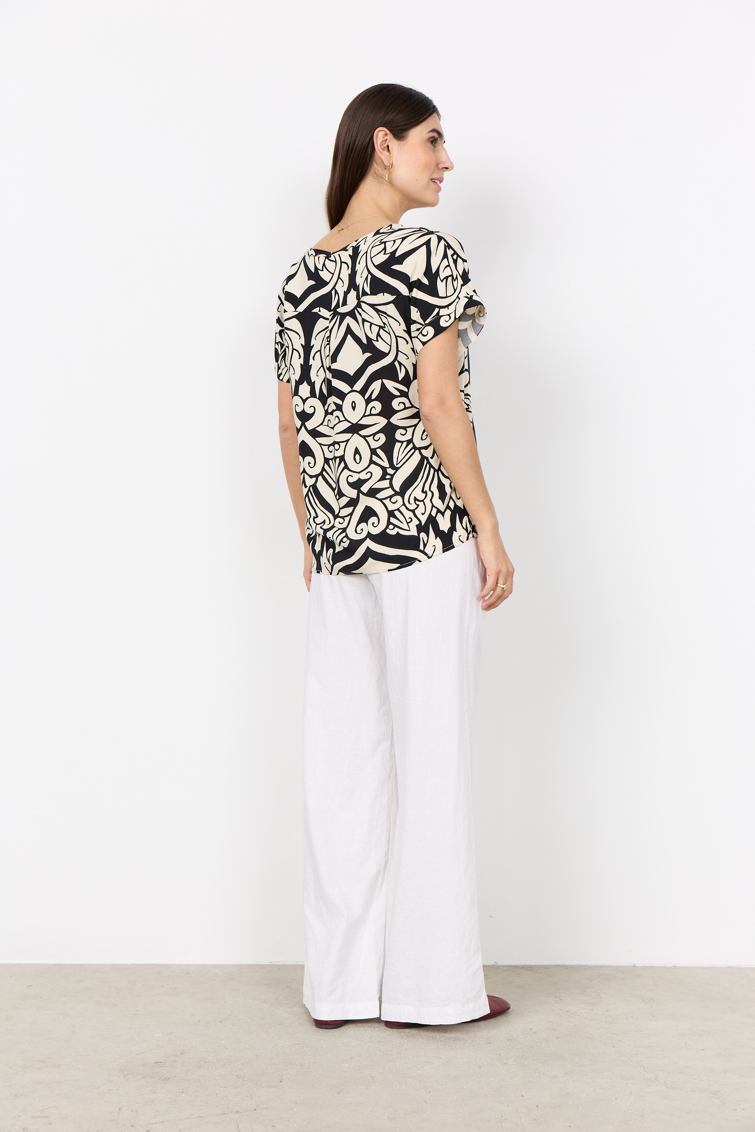 SoyaConcept Felone 1 Blouse zwart print