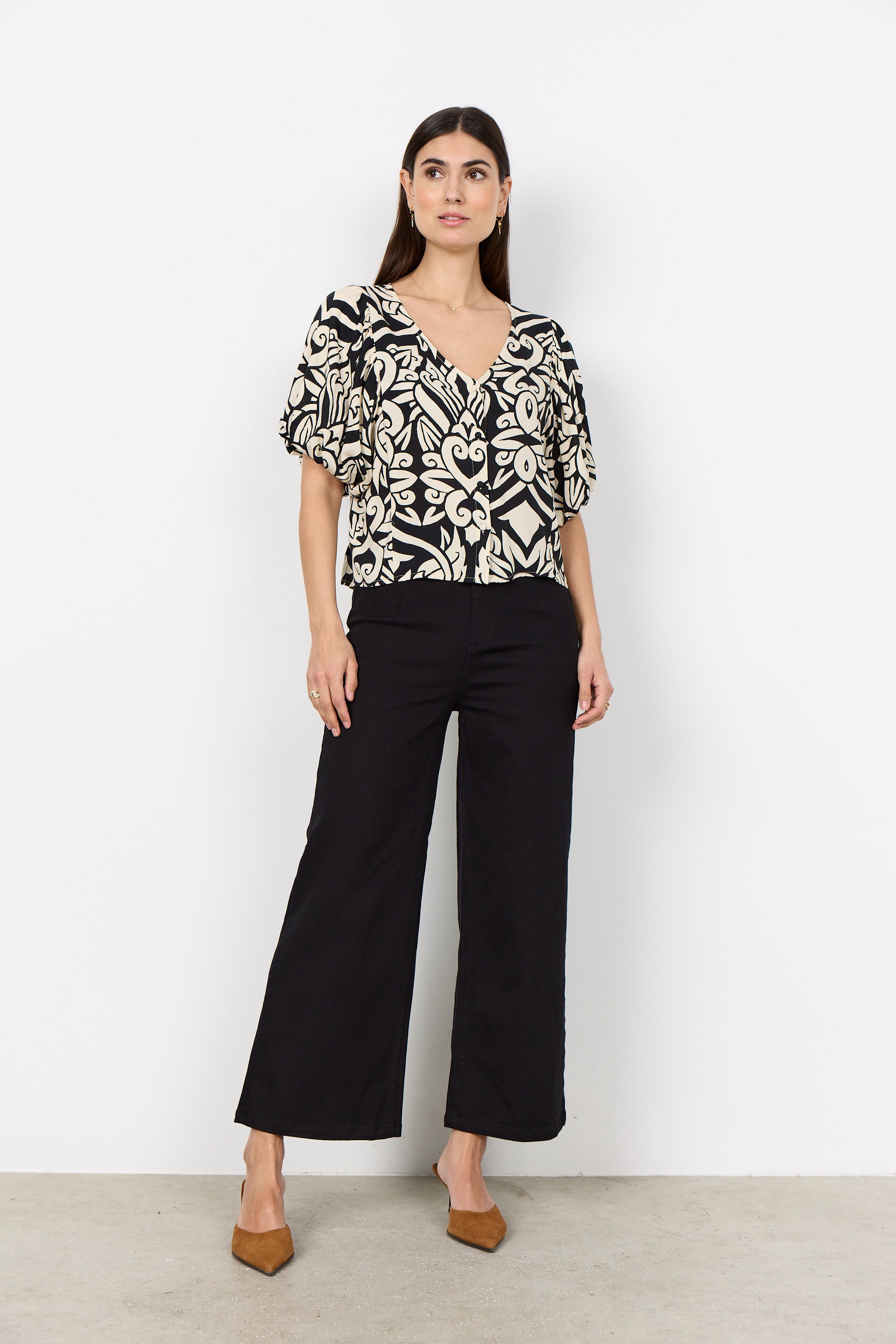 SoyaConcept Felone 2 Blouse zwart print