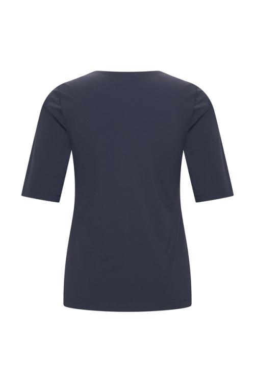 Mi Piace Travelstof Top Vierkante Hals donkerblauw 202609