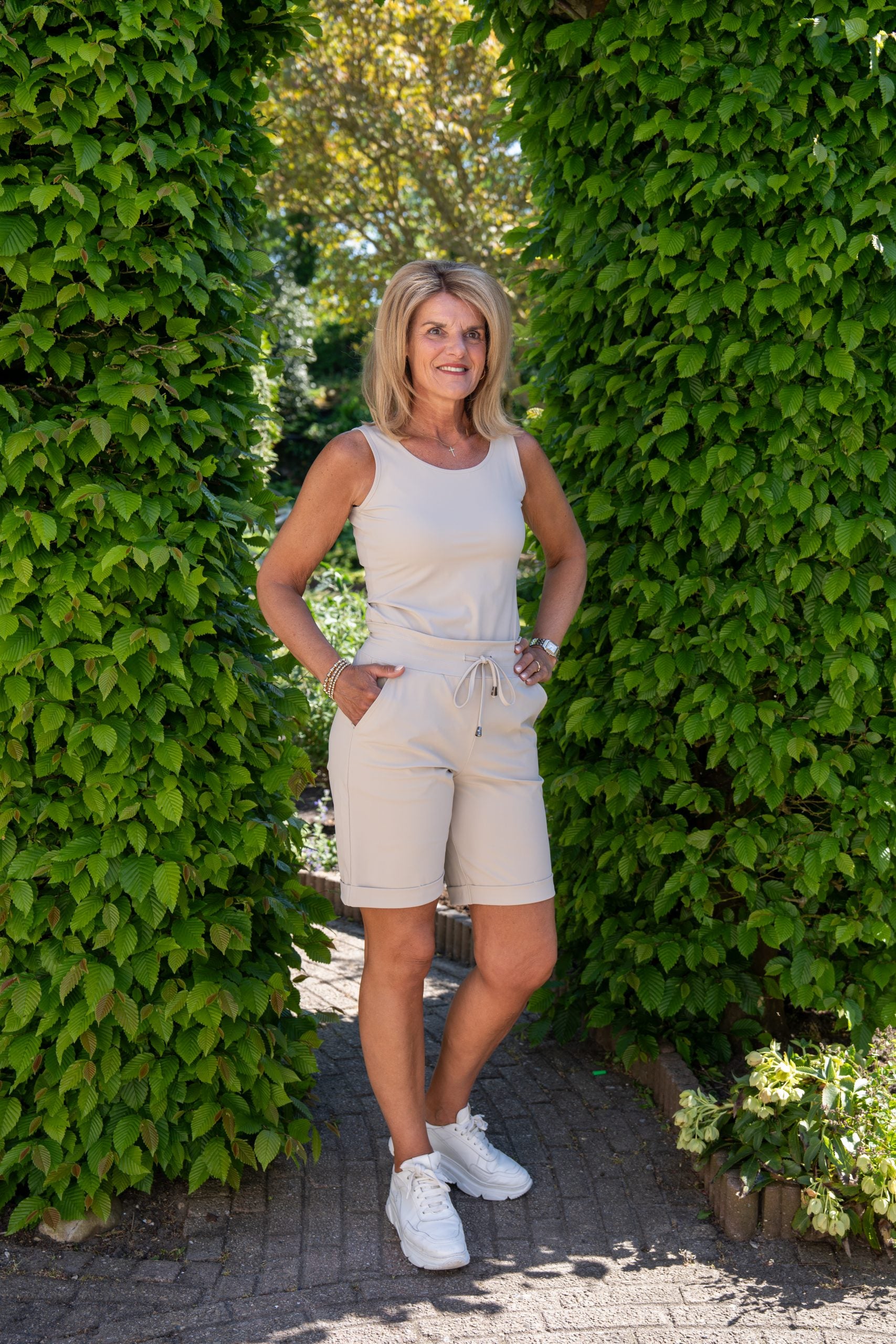 Mi Piace Travelstof Top beige 202027