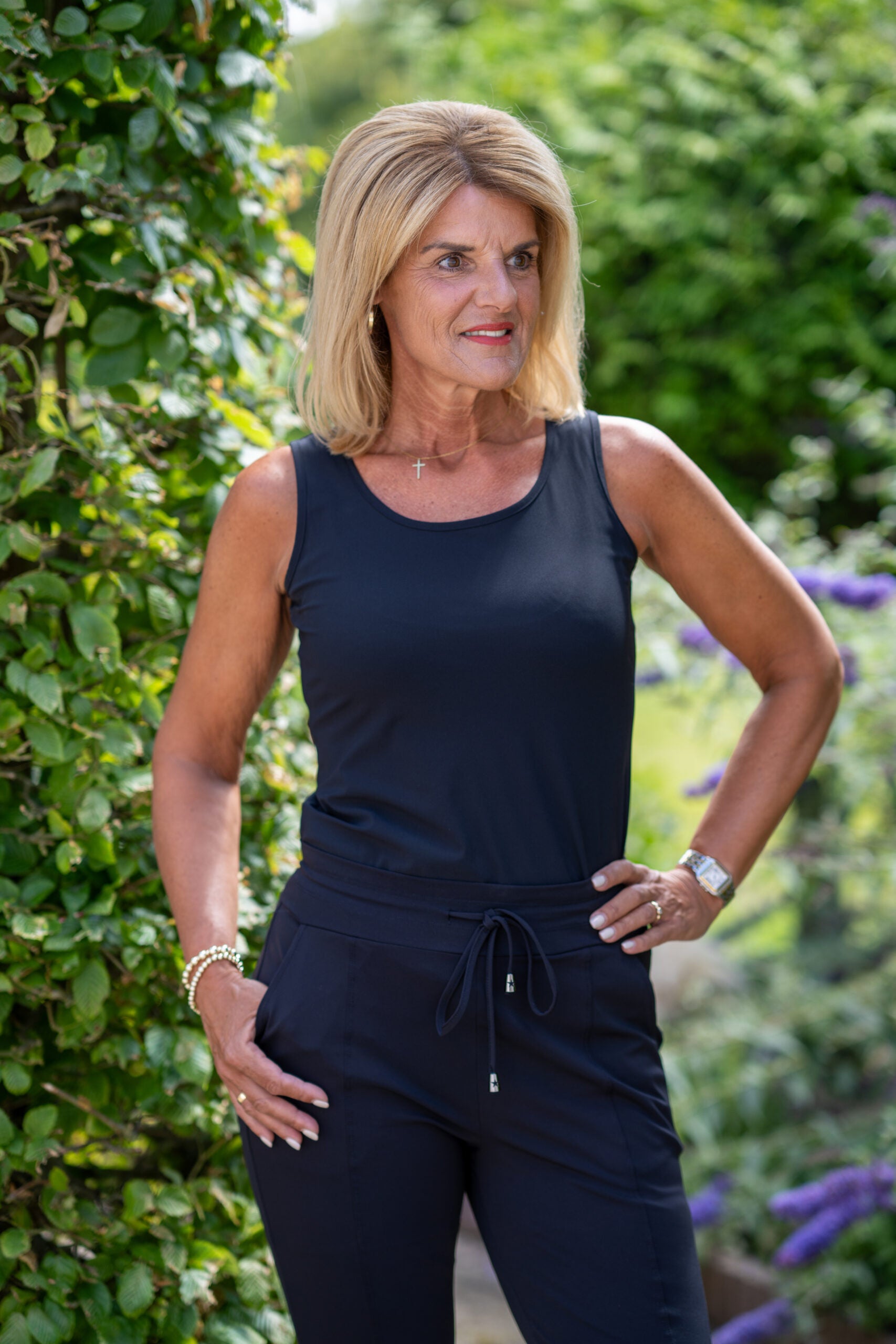 Mi Piace Travelstof Top zwart 202027