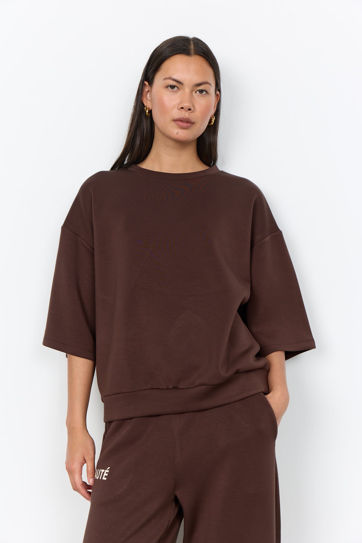SoyaConcept Janny T-Shirt Hot Fudge