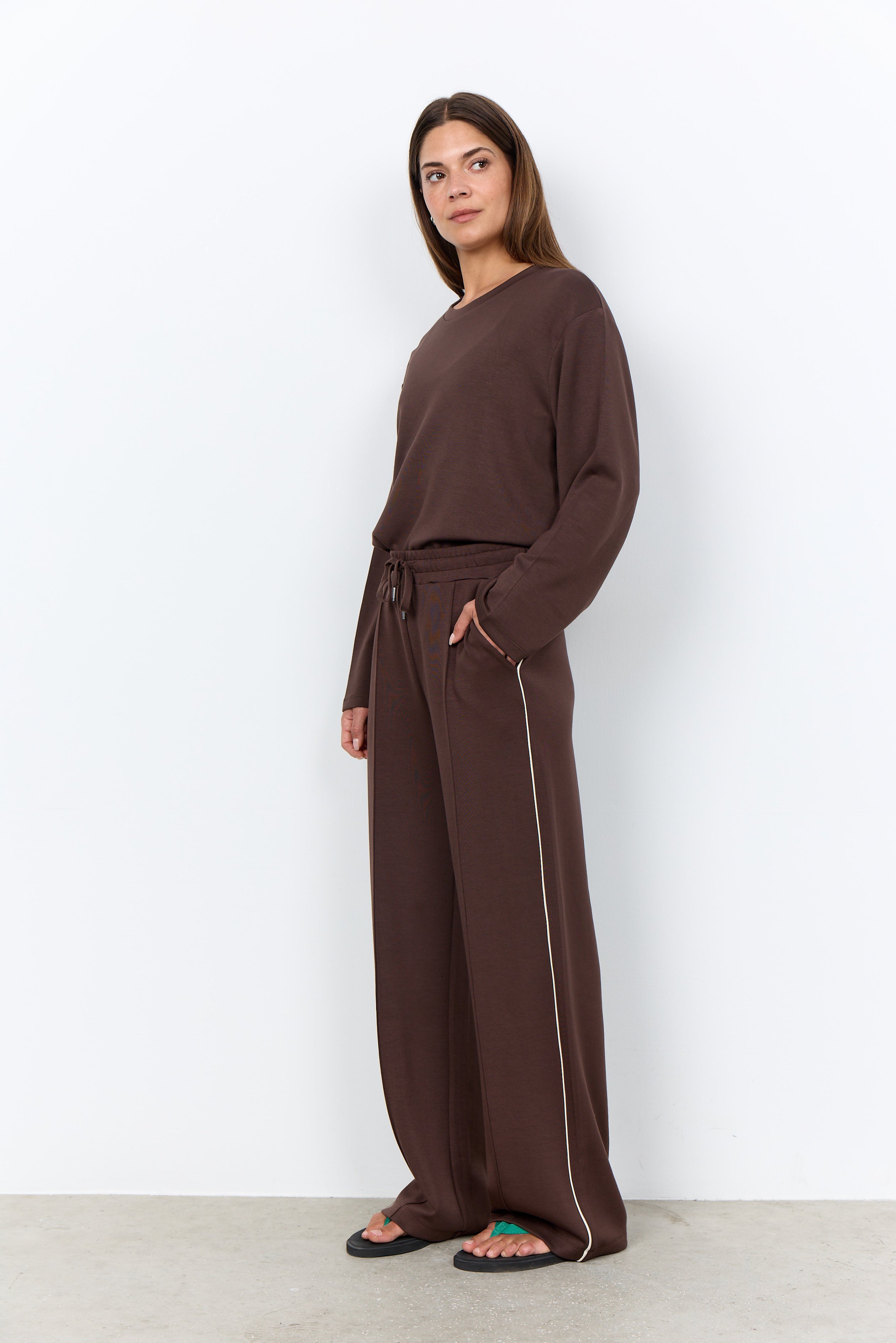 SoyaConcept Banu 388 Broek hot fudge