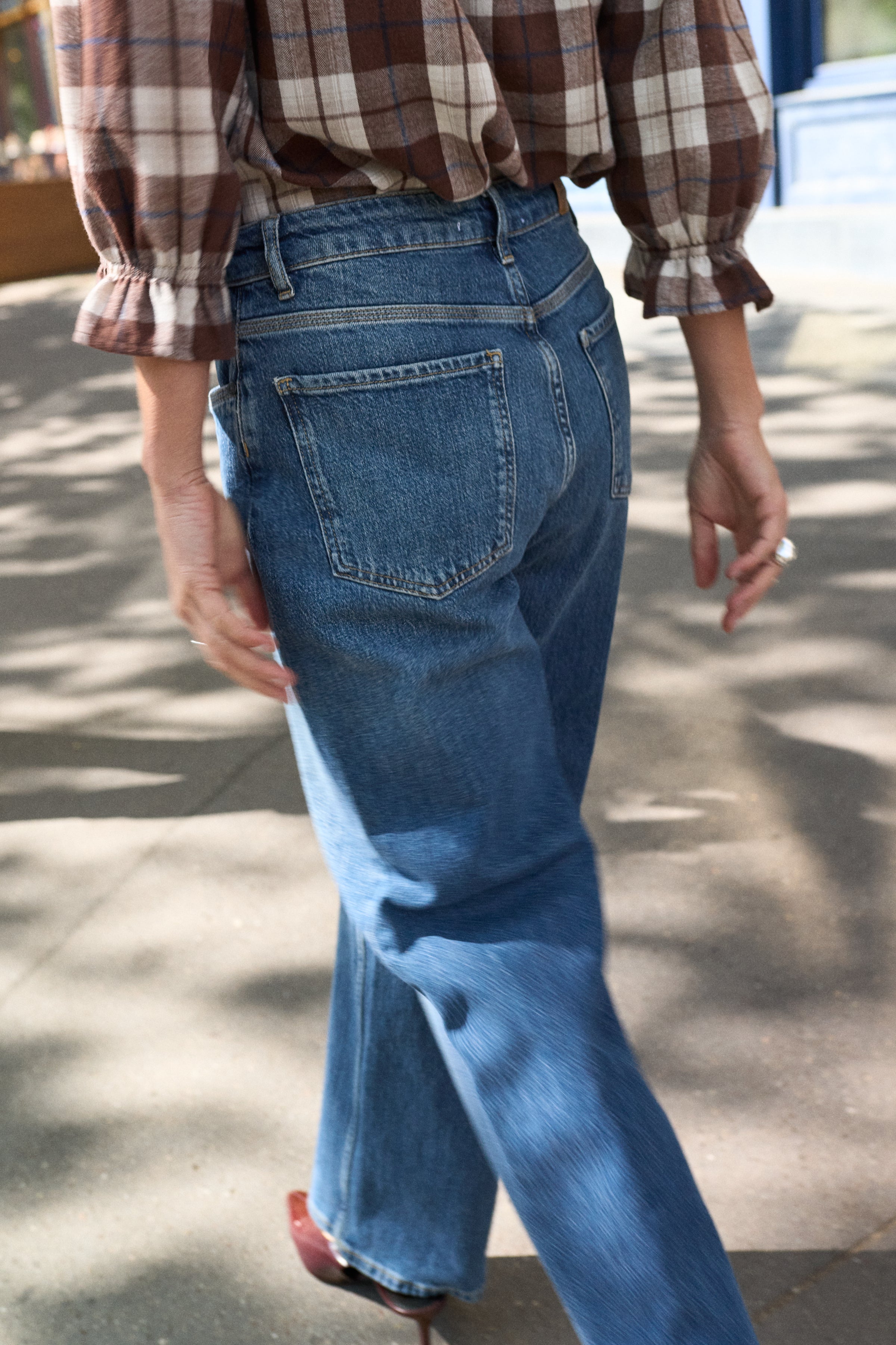 Pulz Jeans Vega Jeans Wide Leg L34 medium blue
