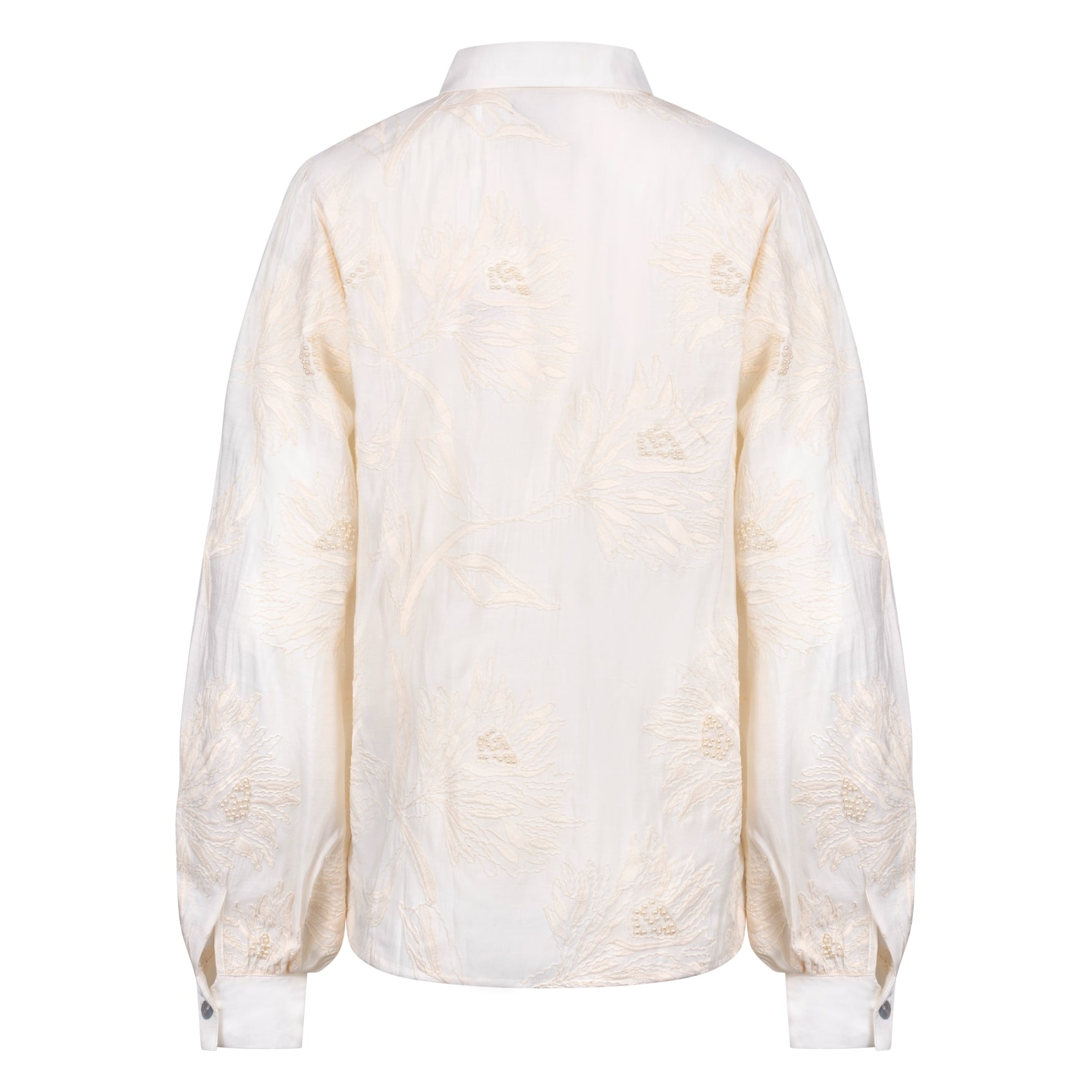 Nukus Avy Embroidery Blouse off white