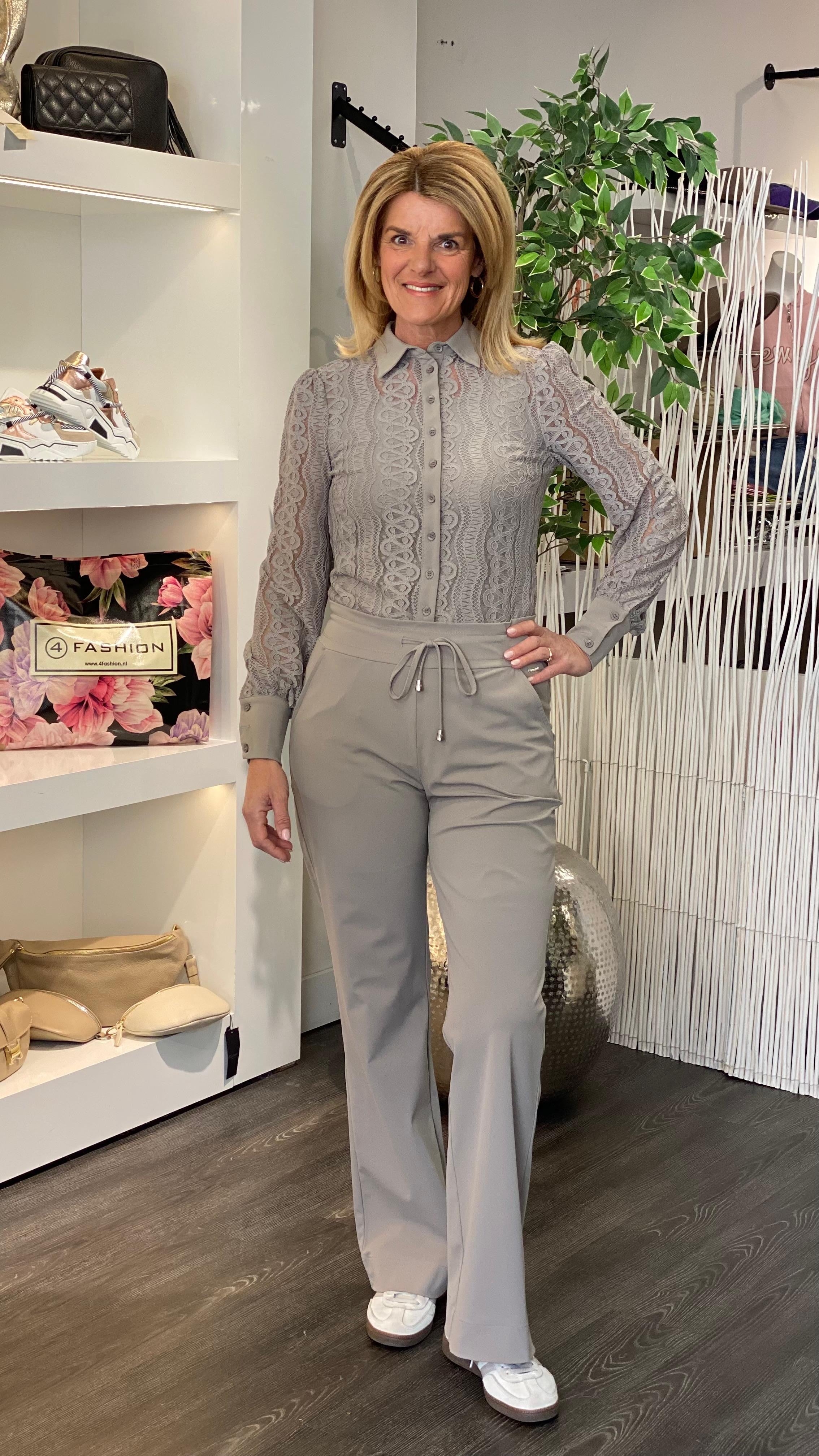 Mi piace Travelbroek Loose Fit taupe 202089