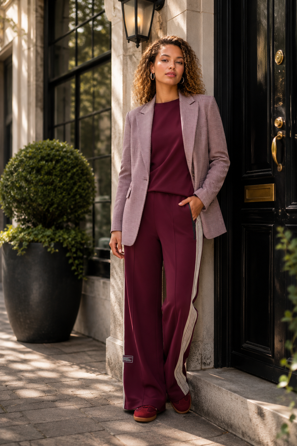 Esqualo Blazer Strass F26.10524 merlot