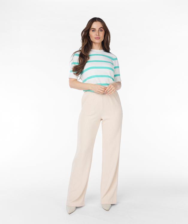 Esqualo Trousers Fancy Crinkle light sand SP24.30018