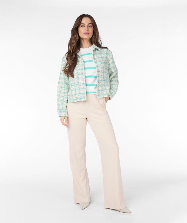 Esqualo Trousers Fancy Crinkle light sand SP24.30018