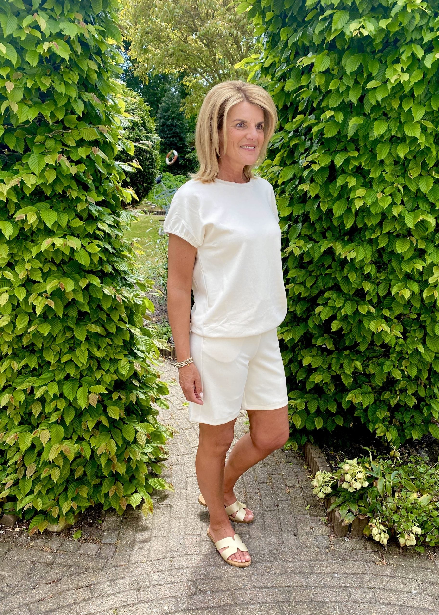 SoyaConcept Banu 78 Short cream korte broek