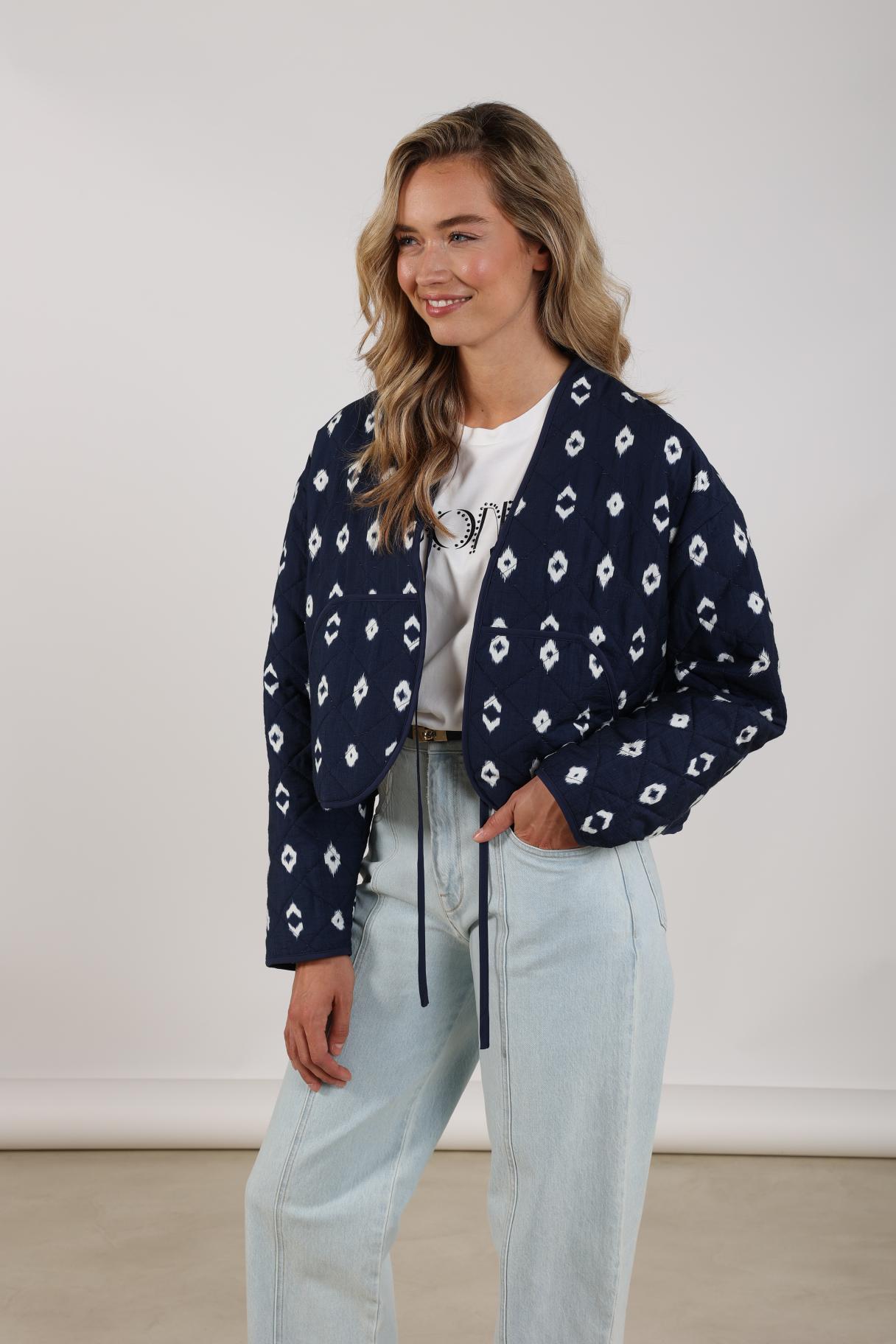 Nukus Jolie Cardigan Vest navy