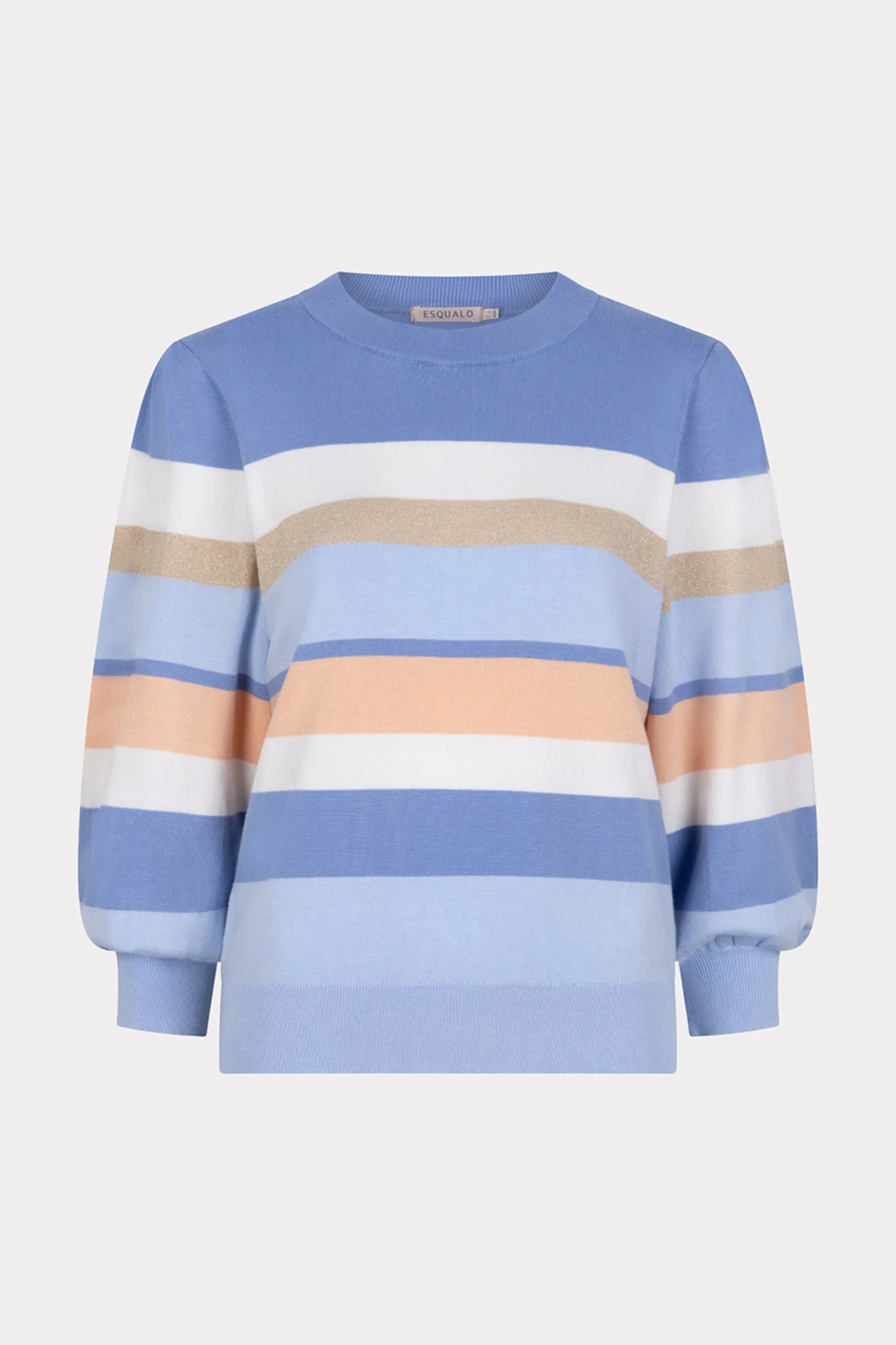Esqualo Sweater Striped SP25.07015 blue
