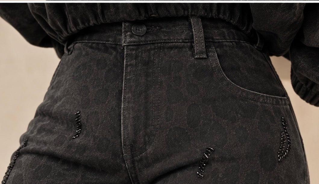 Floréz Elva Jeans animal black