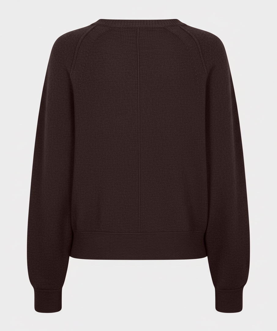 Esqualo Raglan Sweater cacao brown F26.07549