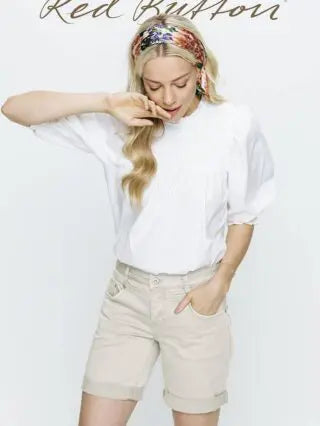 Red Button Relax Short korte broek Jog sand/kit/stone