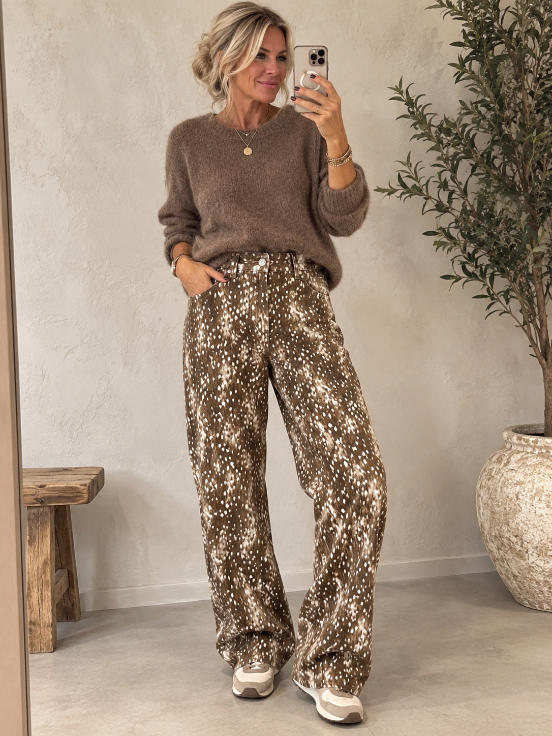Queen Hearts bam Jeans Broek barrel W5009
