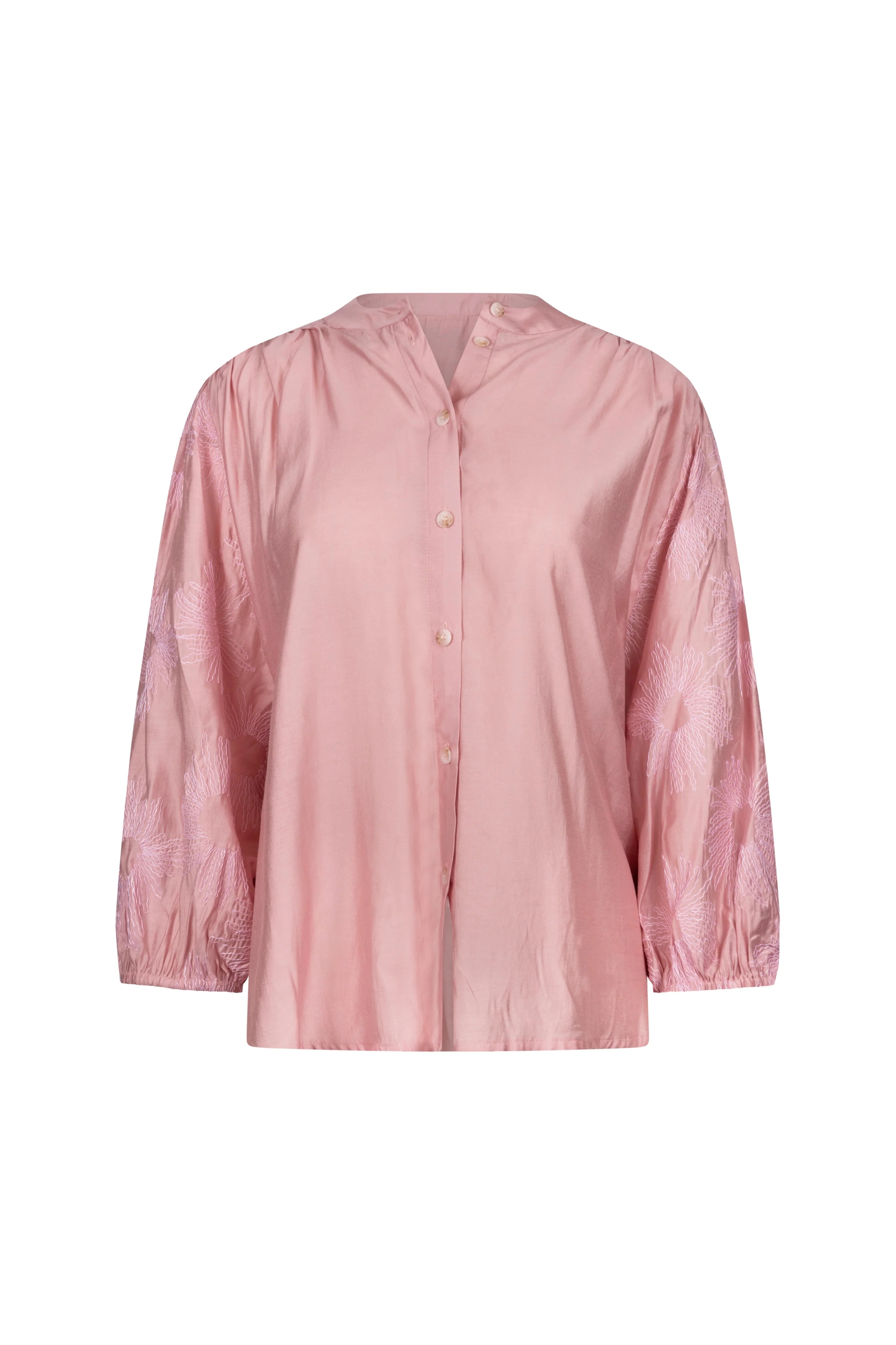 Nukus Lynn Blouse Embroidery blush