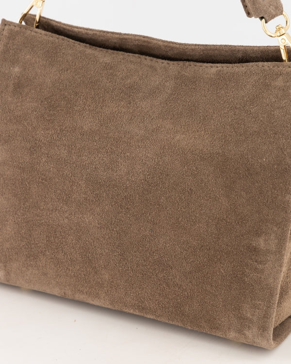 Sarah Schoudertas Suede T414 taupe