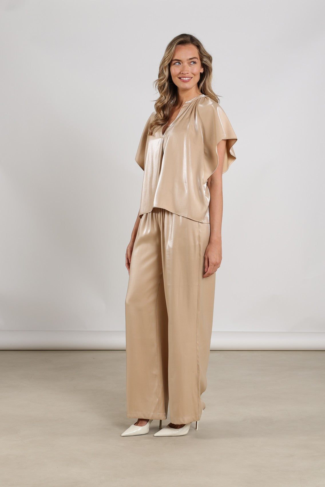 Nukus Taylor Top Shiny sand