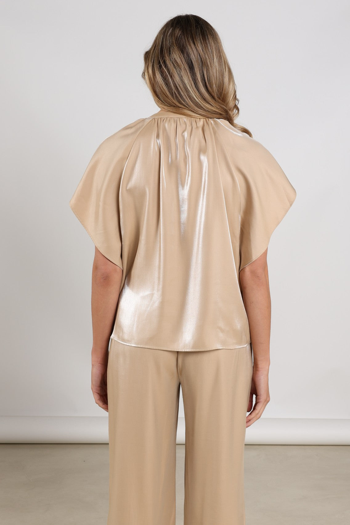 Nukus Taylor Top Shiny sand
