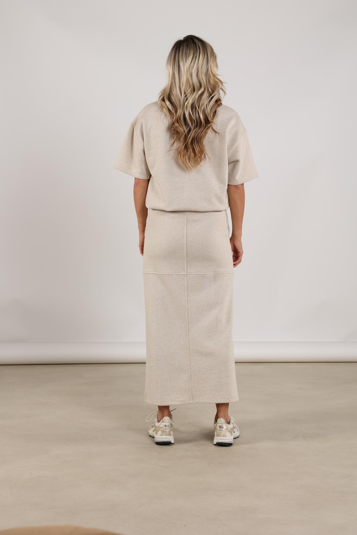 Nukus Maartje Rok Lurex sand