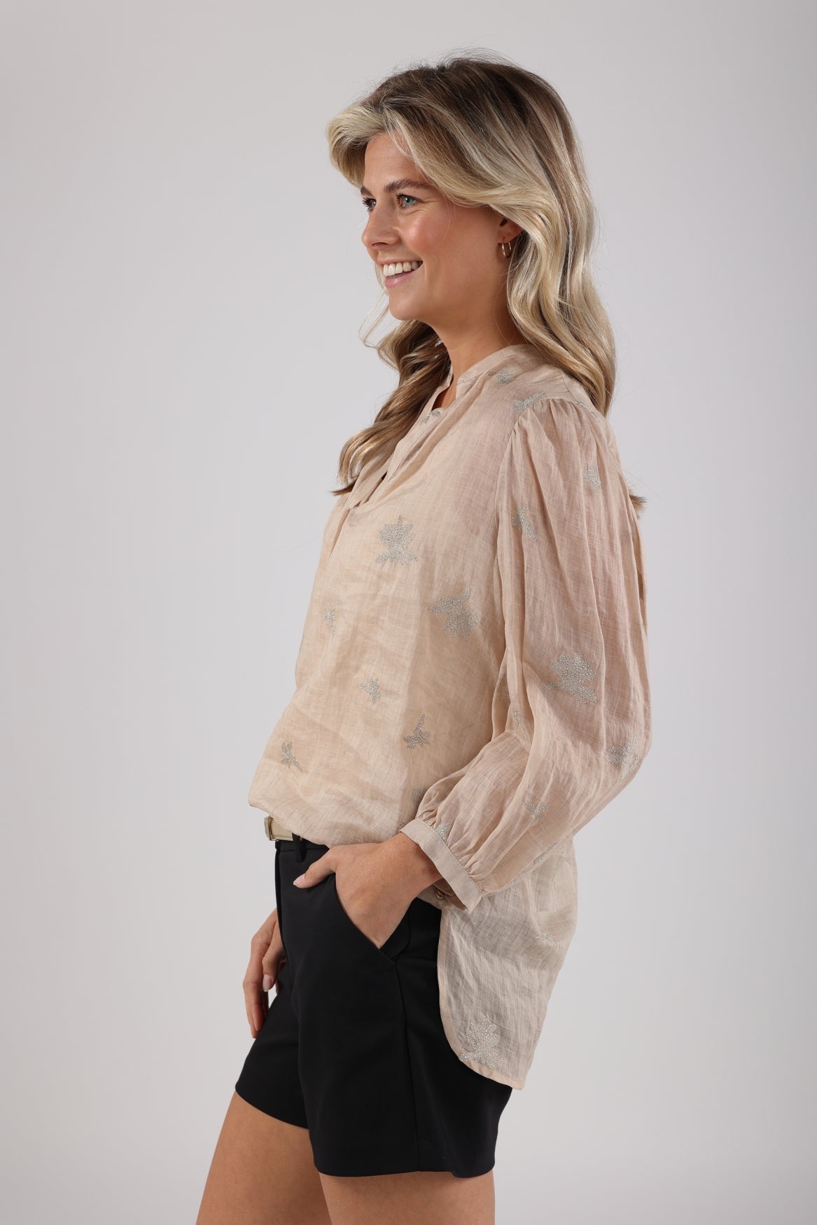 Nukus Lena Blouse zand