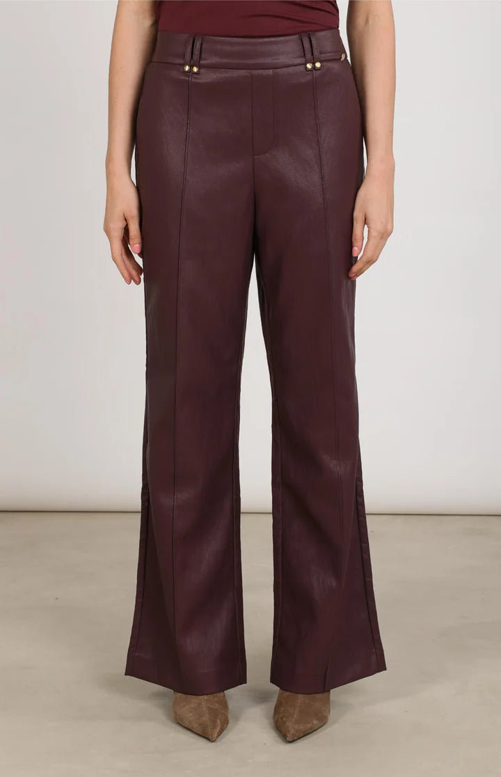 Nukus Jill Pants PU cherry