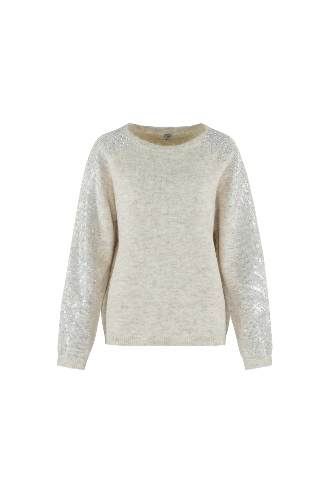 C&S Keira Knit Pullover zand