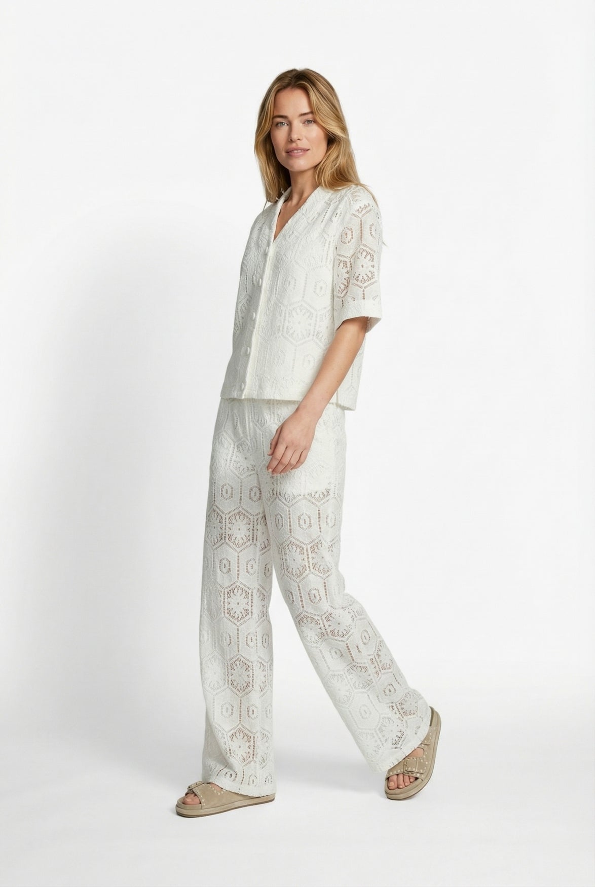 C&S Perina Broek ecru