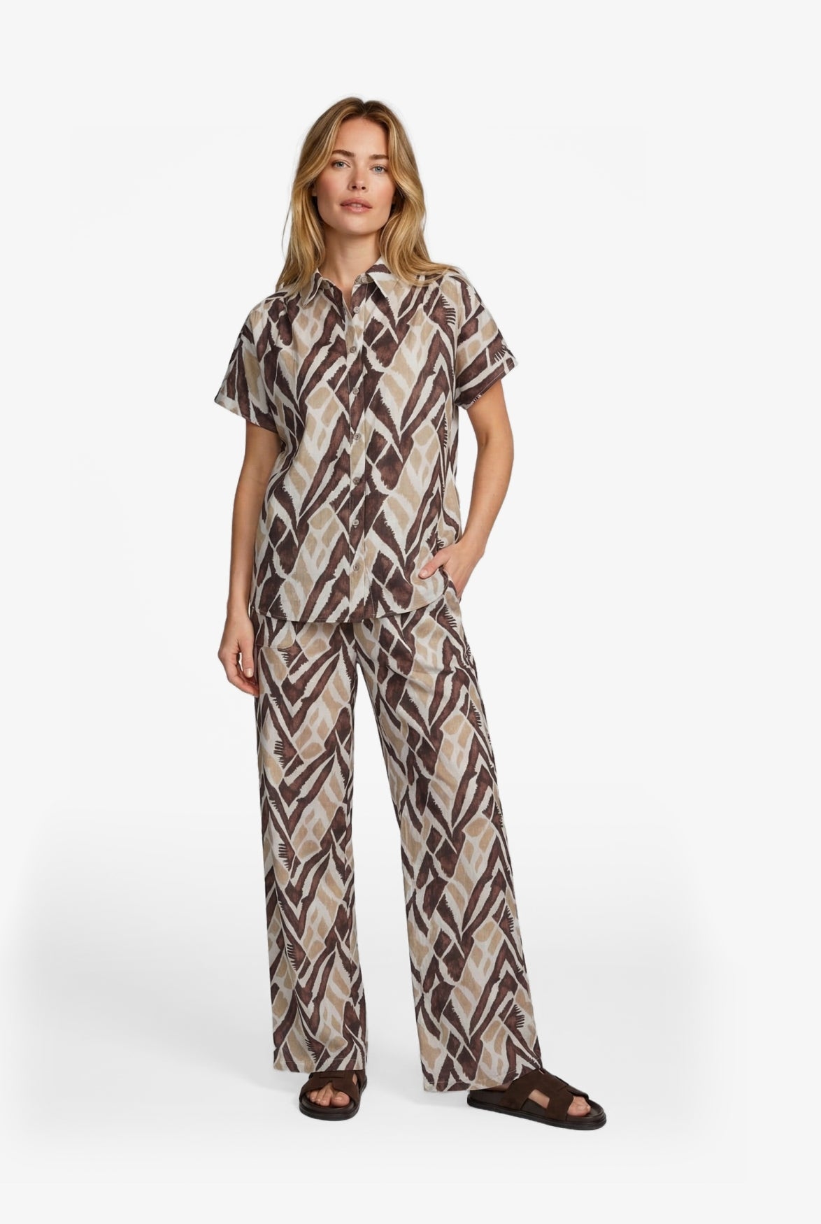 C&S Lene Blouse sand / khaki