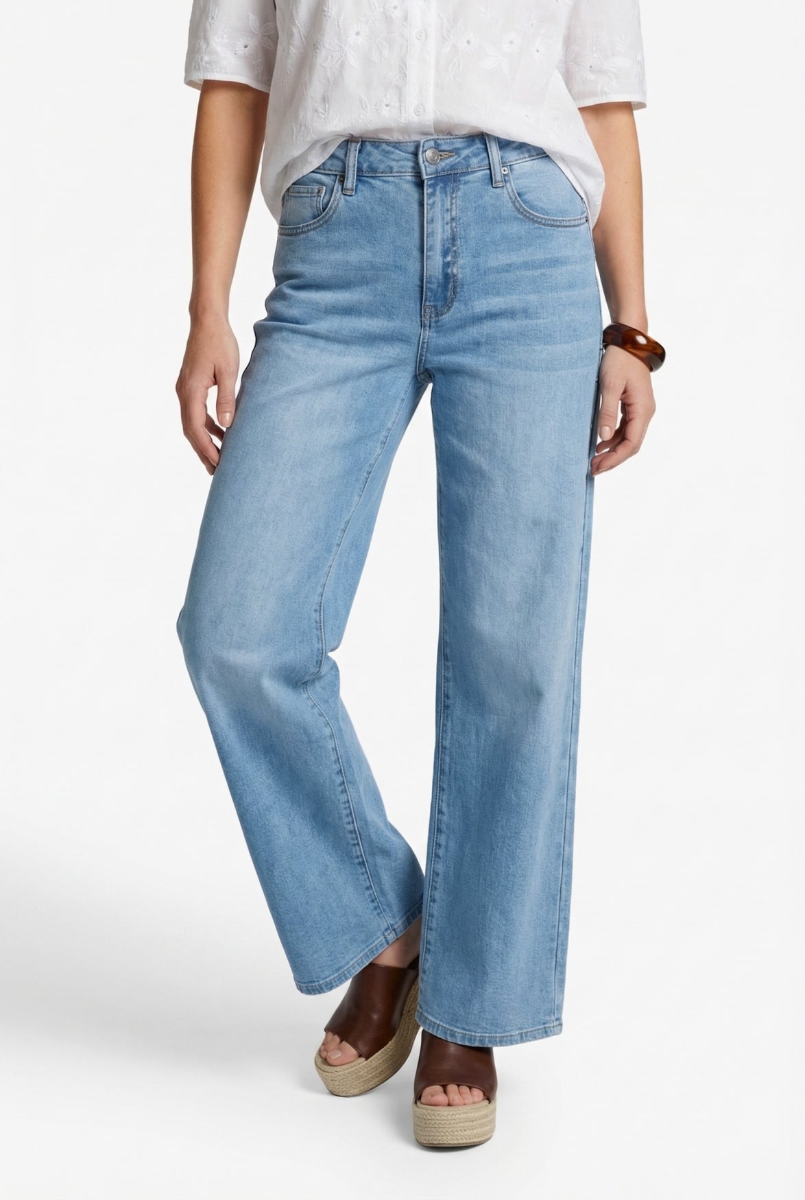 C&S Pilina Broek denim light blue