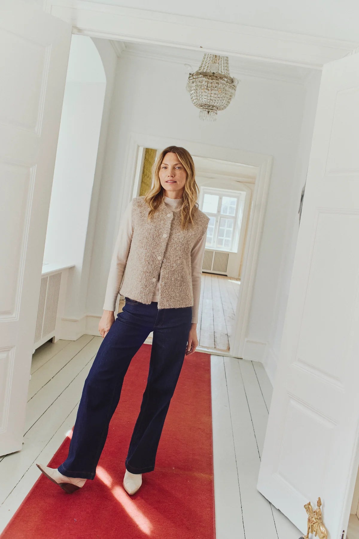 Freequent Sindy Broek L32 dark blue denim