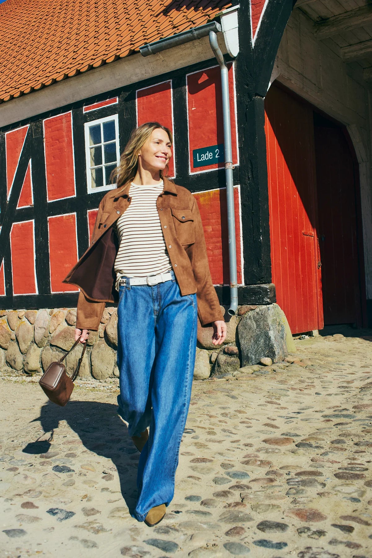 Freequent Sindy Broek L32 dark blue denim