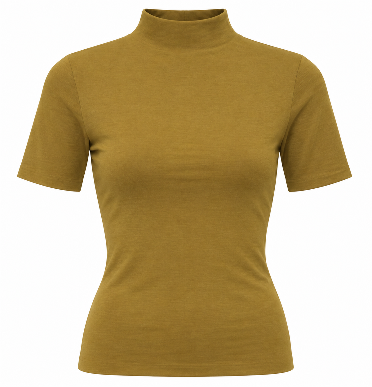 Sweewë Top met Opstaande Hals 81025 Olive