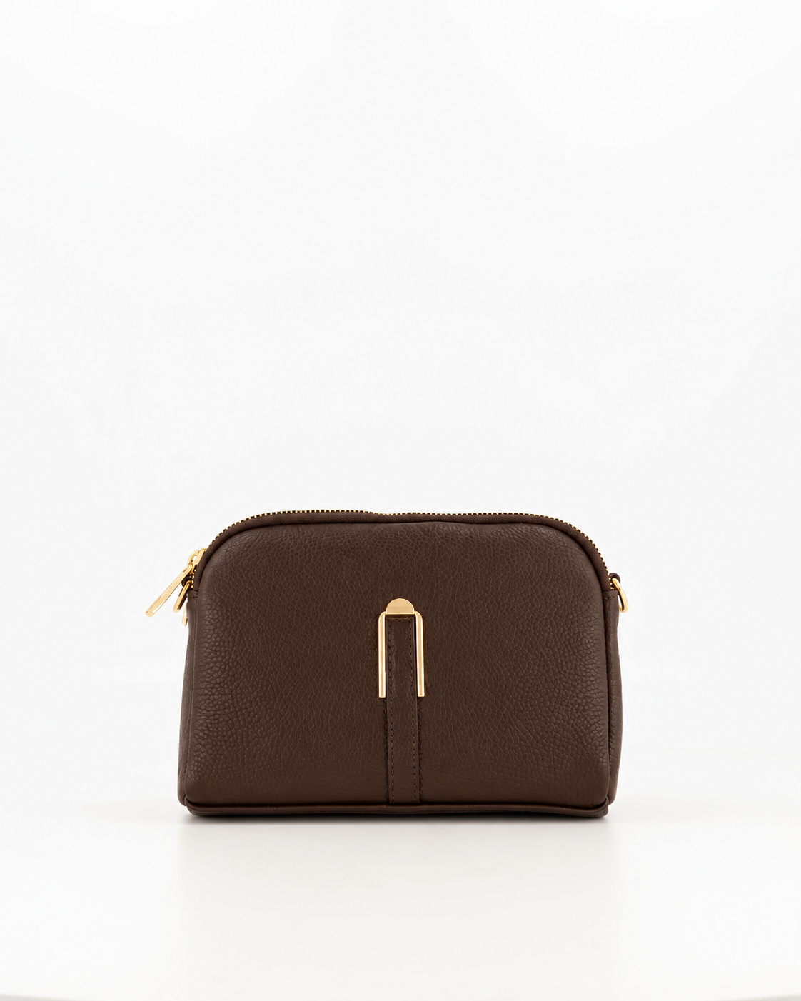 Carini Handtas Leer T417 dark brown
