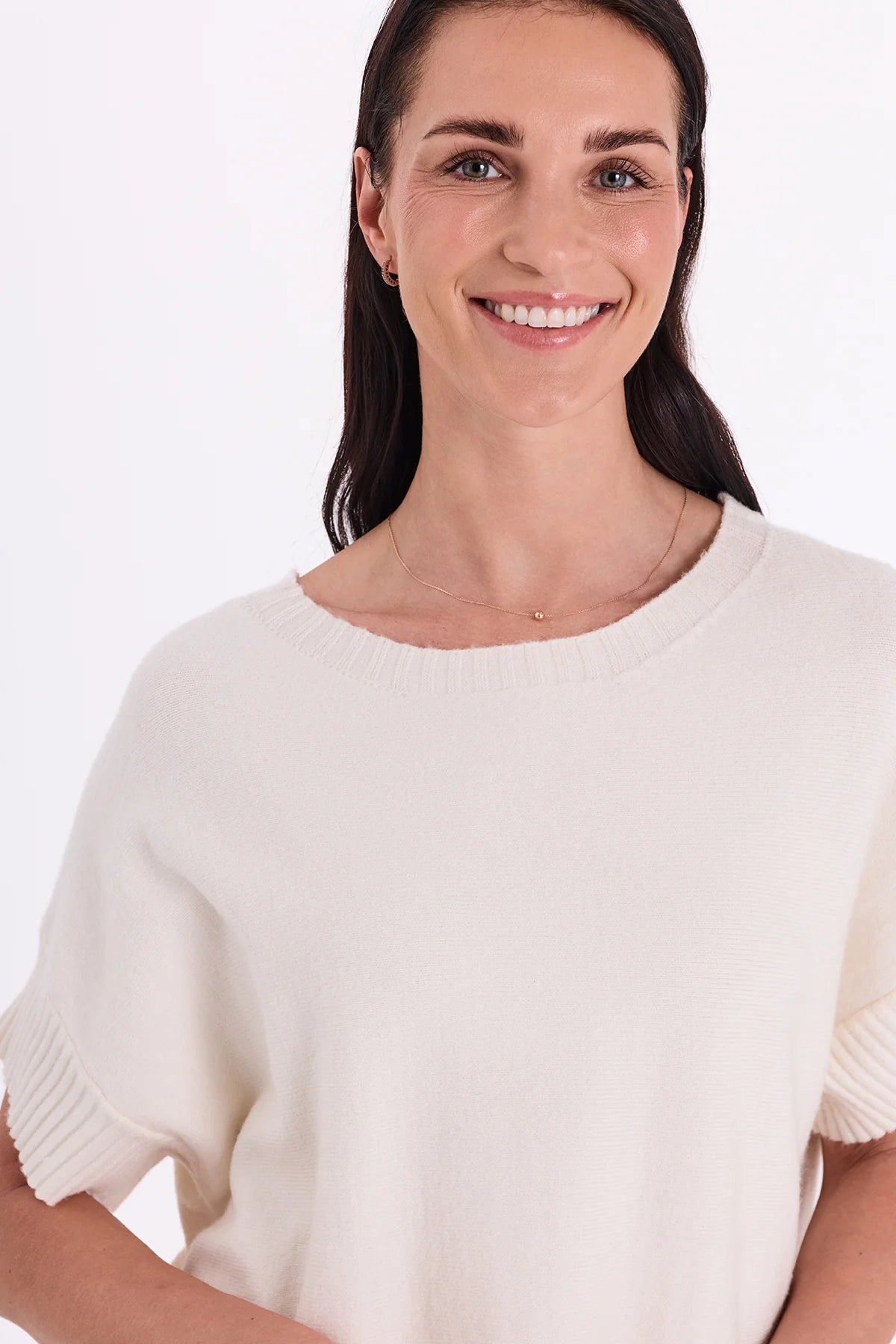 Freequent Visit Pullover star offwhite