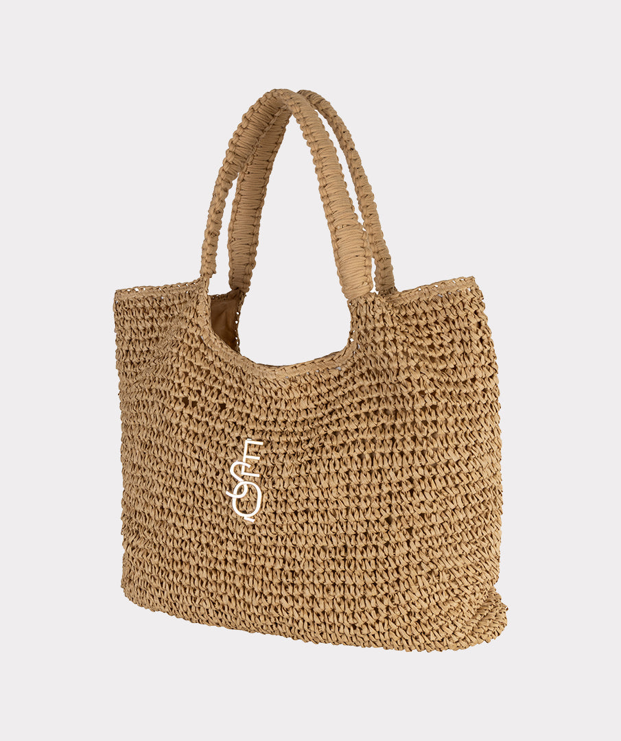 Esqualo Shopper Bag Crochet HS26.38203 sand