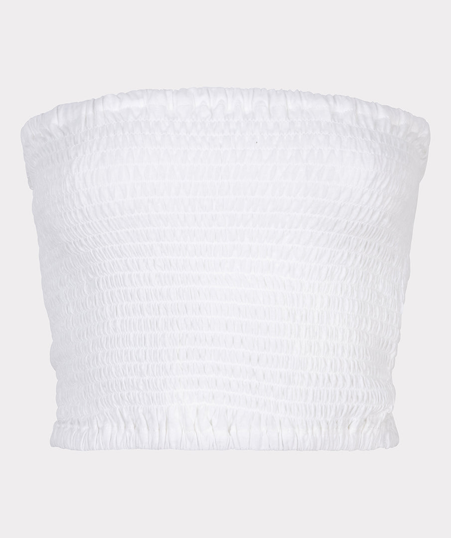 Esqualo Top Smock Bandeau HS25.30204 off white