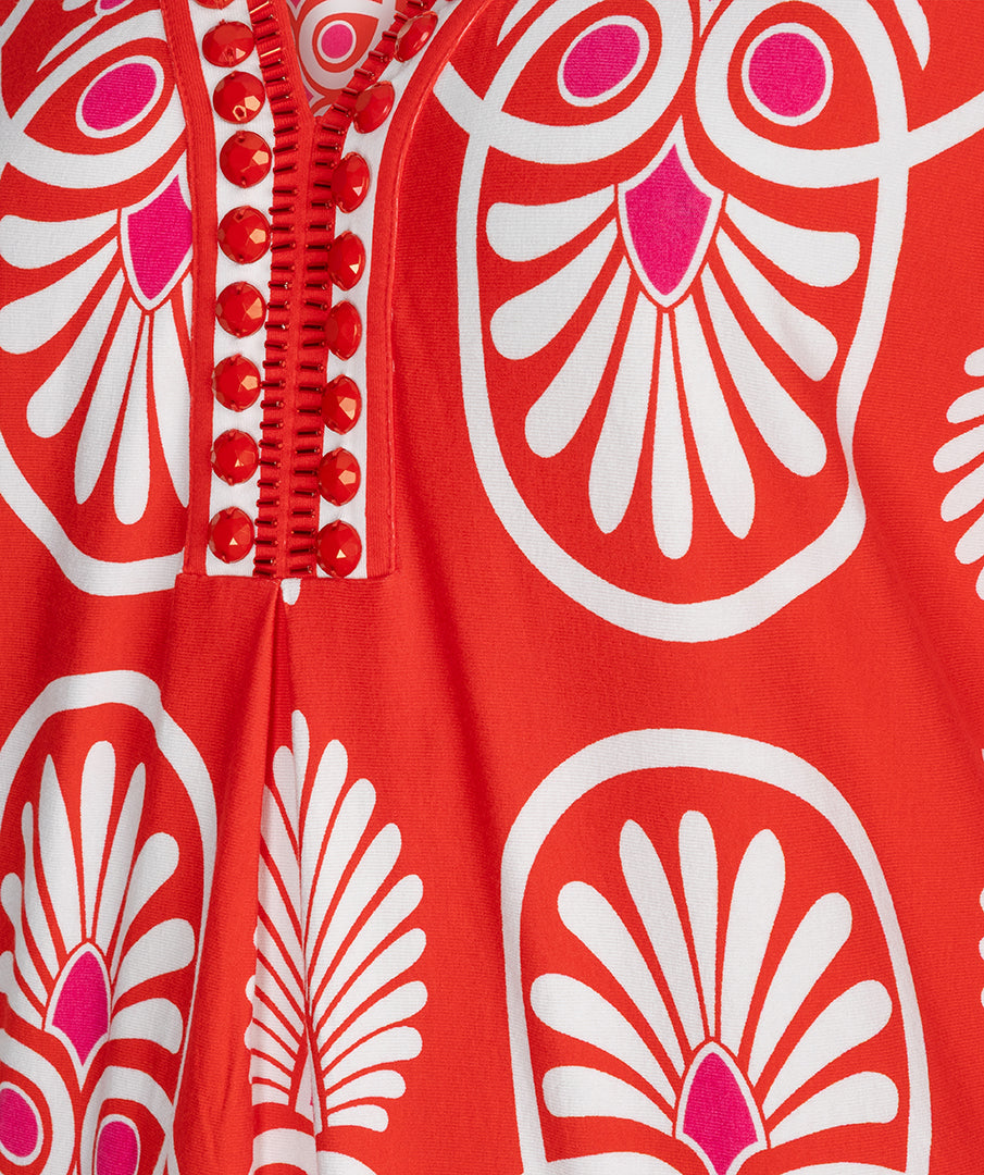 Esqualo Jurk Heartfelt HS26.30217 rood