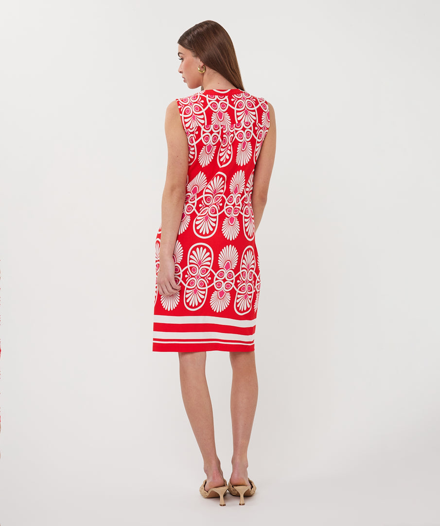 Esqualo Mouwloze Jurk Heartfelt HS26.30218 print