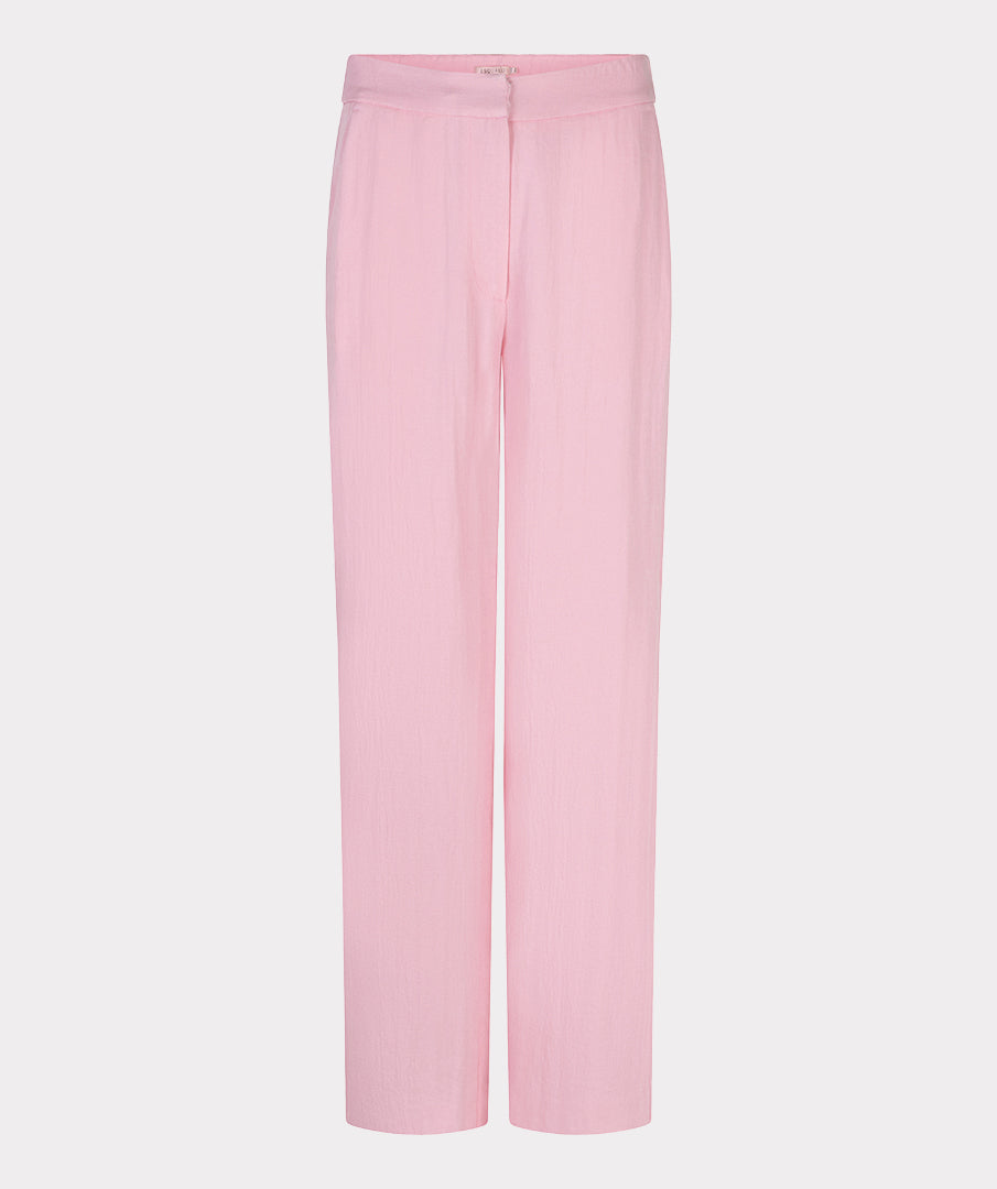 Esqualo Twill Wide Broek SP26.10048 romance rose