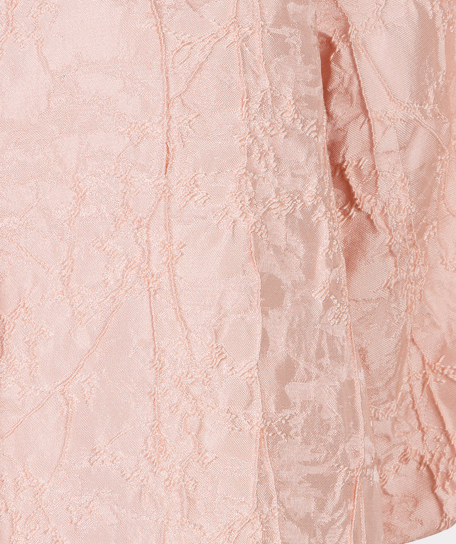 Esqualo Top Balloon Jacquard SP26.28025 faded rose